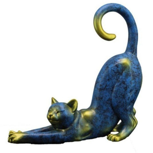 statue-chat-bleu