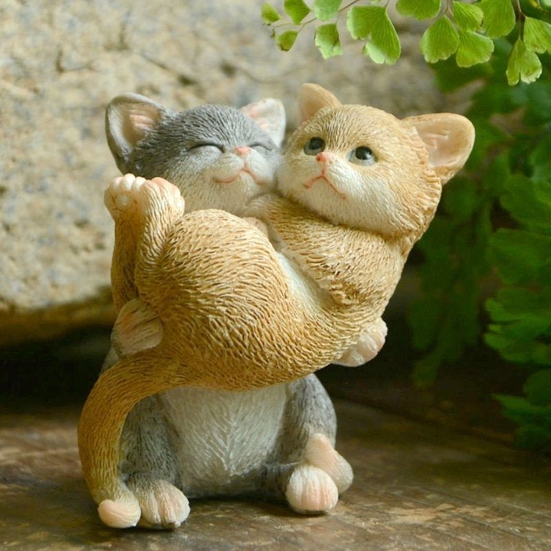 Statue Chat Câlin — Édition Signature