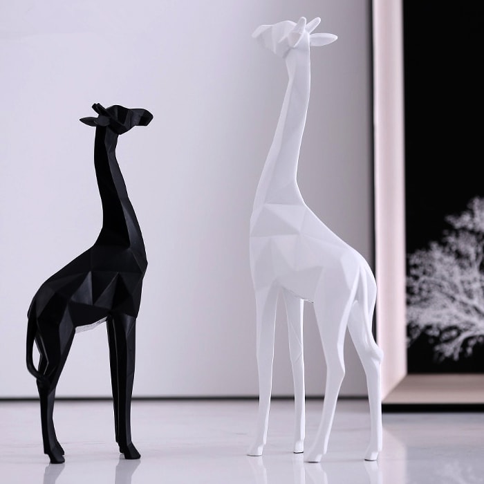 Statue Origami Girafe – Signature