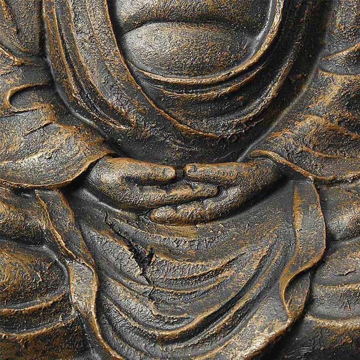 Statue Bouddha Guerrier Sage — Édition Prestige
