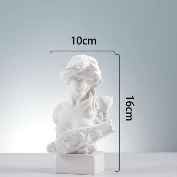 Statue Grecque Déesse Blanche — Édition Signature