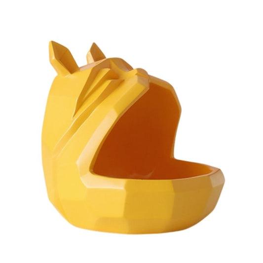 statue-bouledogue-couleur-jaune