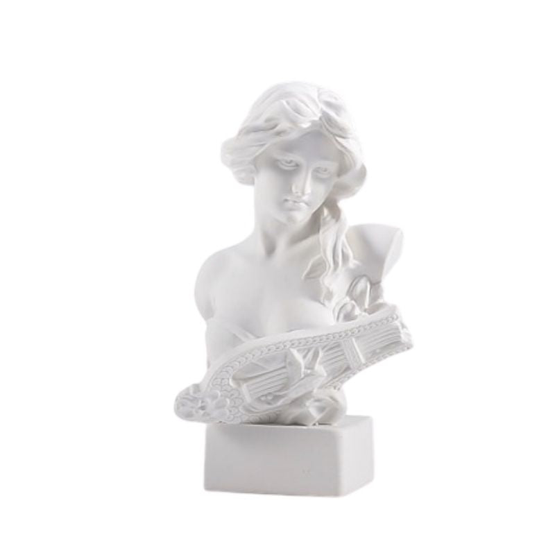 Statue Grecque Déesse Blanche — Édition Signature