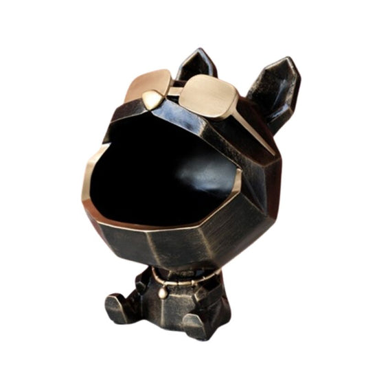 statue-bouledogue-anglais-noir