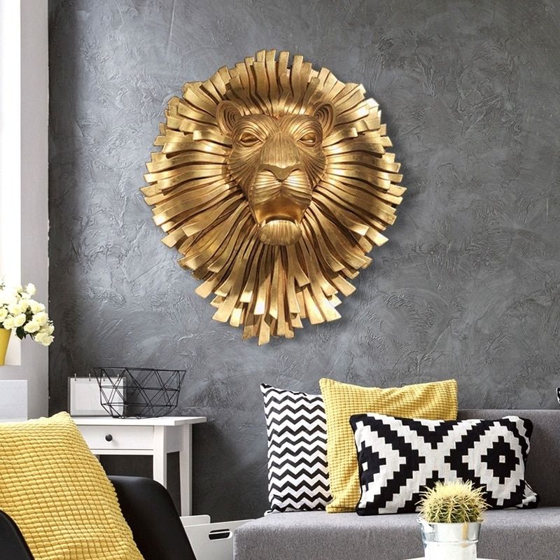 Statue Lion Murale – Collection Prestige