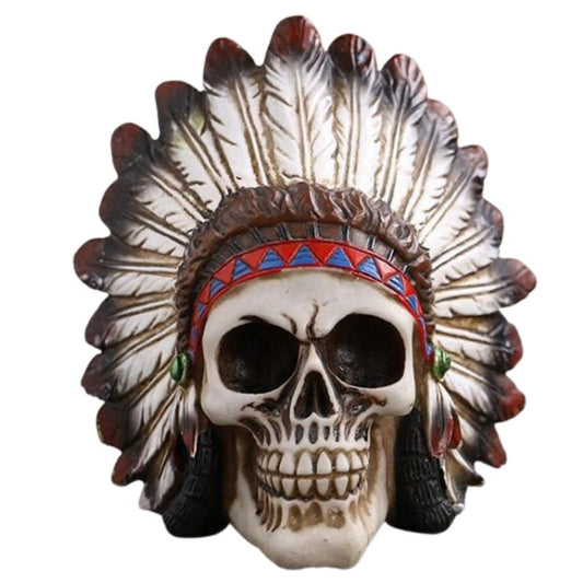 statue-tete-de-mort-indienne