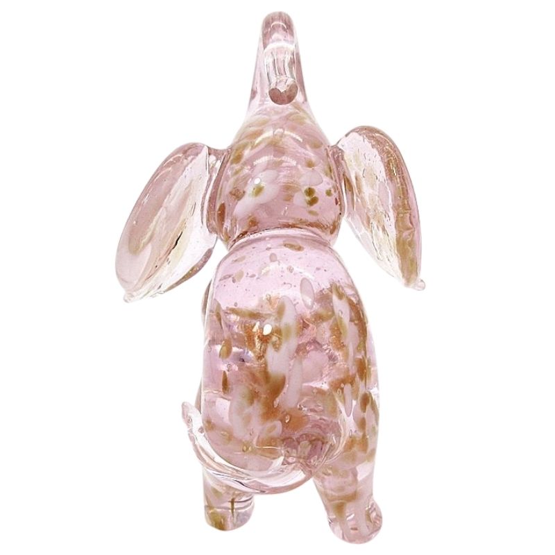 Statue Éléphant Rose — Collection Signature