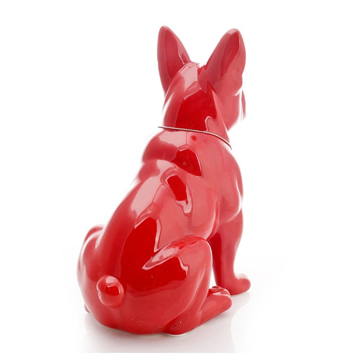 Statue du Bouledogue Rouge – Édition Signature