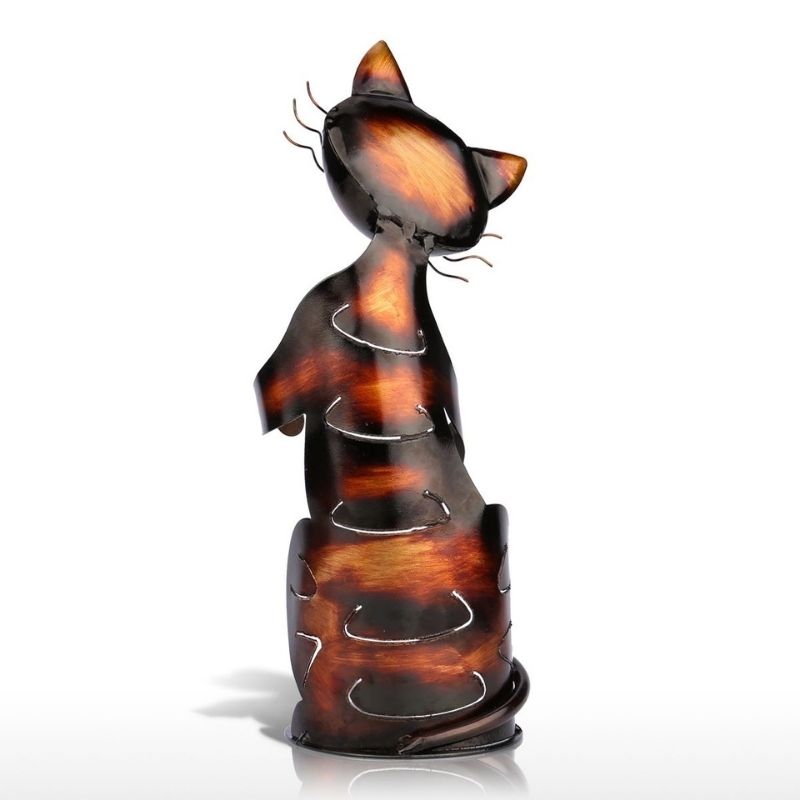 Statue Chat Bouteille Édition Signature