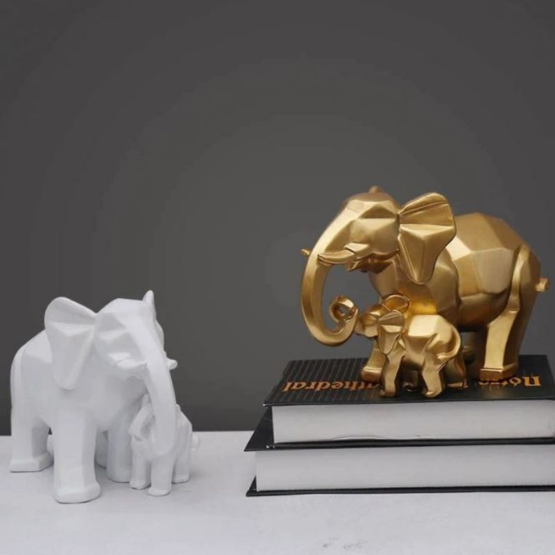 Statue Éléphant Grand Format – Collection Prestige