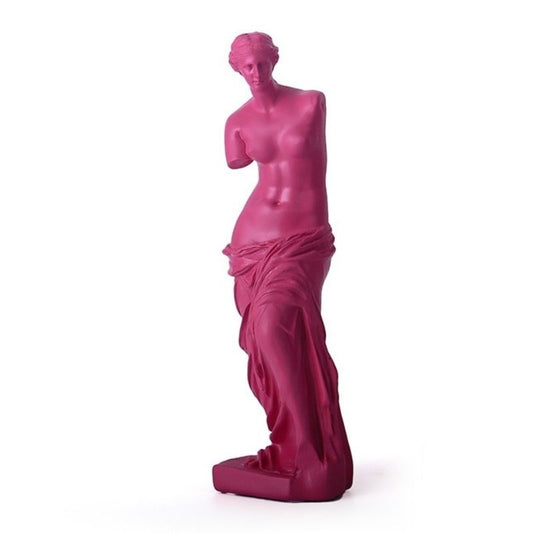statue-grecque-femme-rose