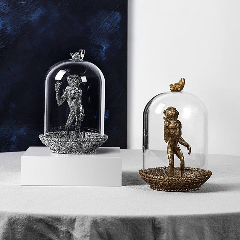 Statue Résine Singe — Édition Signature