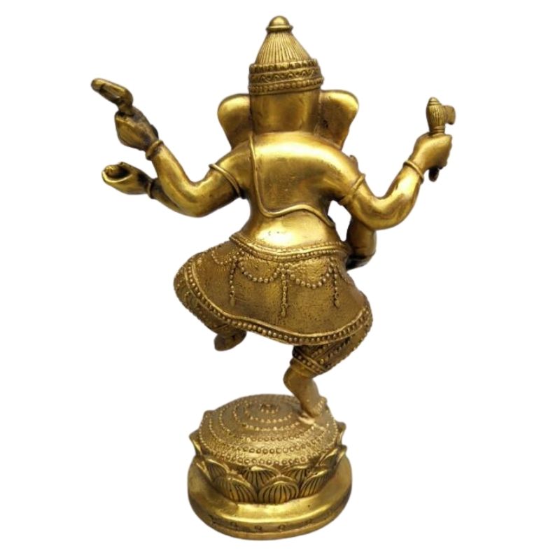 Statue Ganesh Éléphant Or – Édition Prestige