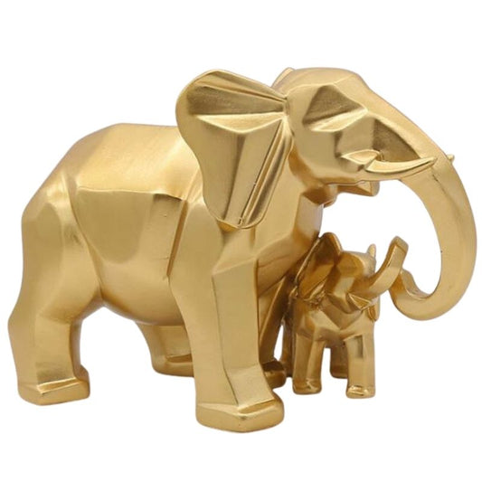 statue-elephant-grande-taille-or
