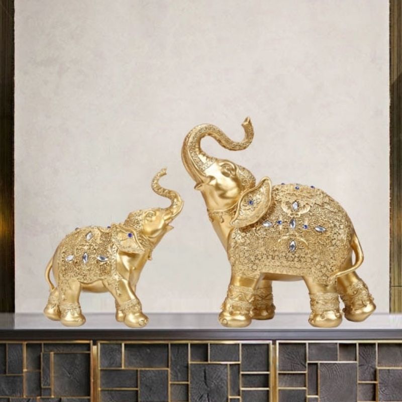 Statue Thaïlandaise Éléphant — Collection Prestige
