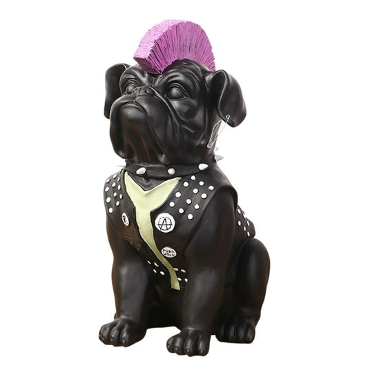 statue-bouledogue-francais-rock