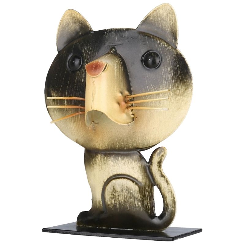 Statue de Chat en Fer — Édition Prestige