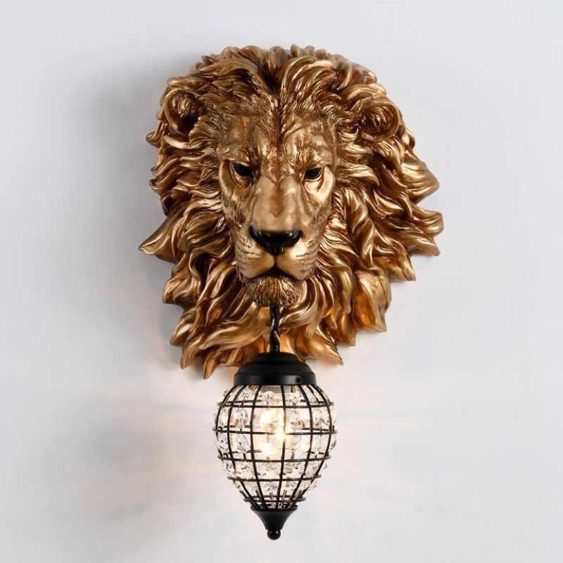 LuxLion Statue Déco Lampe