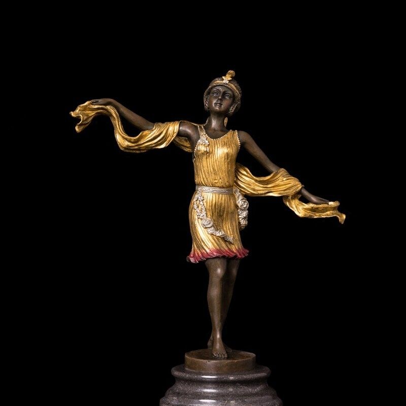 Statue Danseuse Indienne — Édition Signature