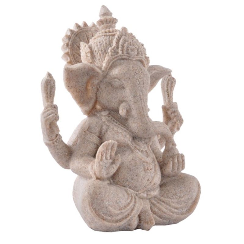 Ganesh en Pierre – Statue Hindouiste Premium