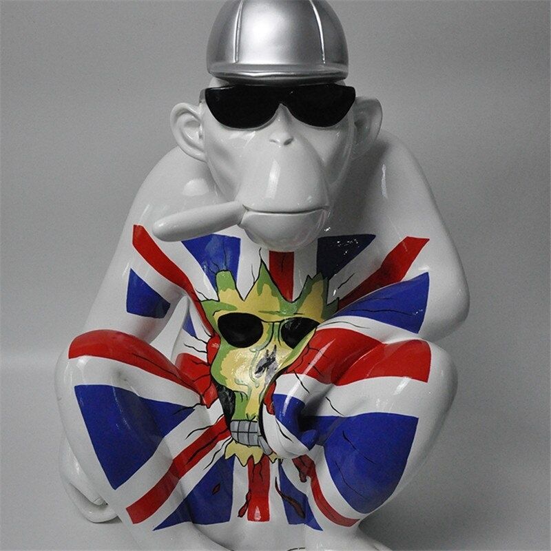 Statue Singe Moderne Anglais™