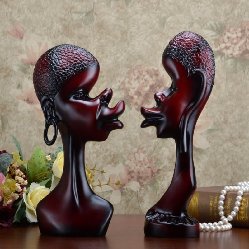 Statue Couple Badou & Bintou - Collection Signature