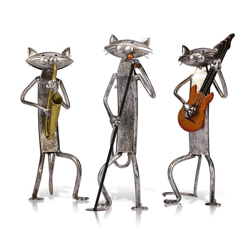 Statue Chat Chanteur — Édition Prestige
