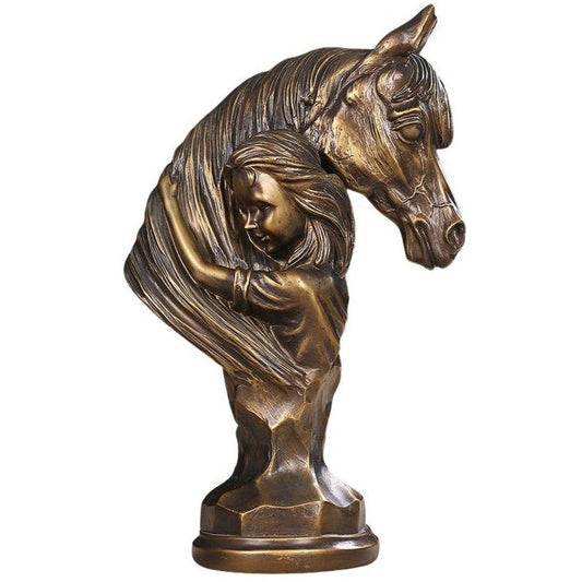 statue-cheval-et-femme