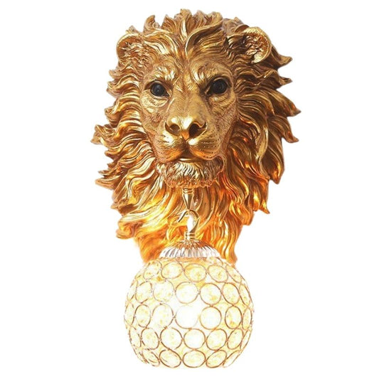 statue-lion-decoration-or