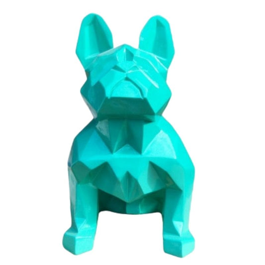 statue-bouledogue-origami-couleur