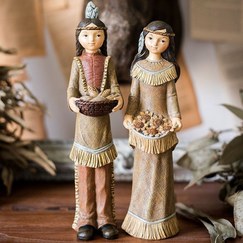 Statue Indienne Petite — Édition Signature
