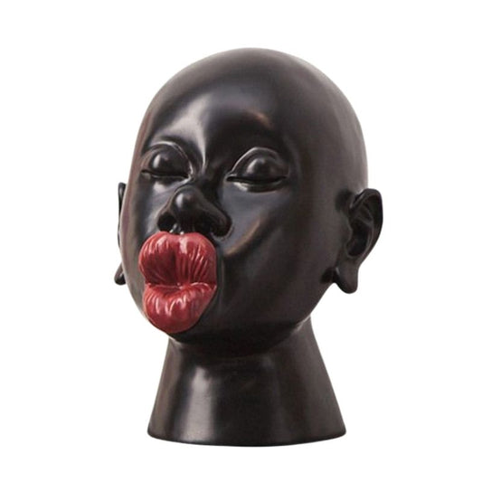 statue-femme-africaine-bisou