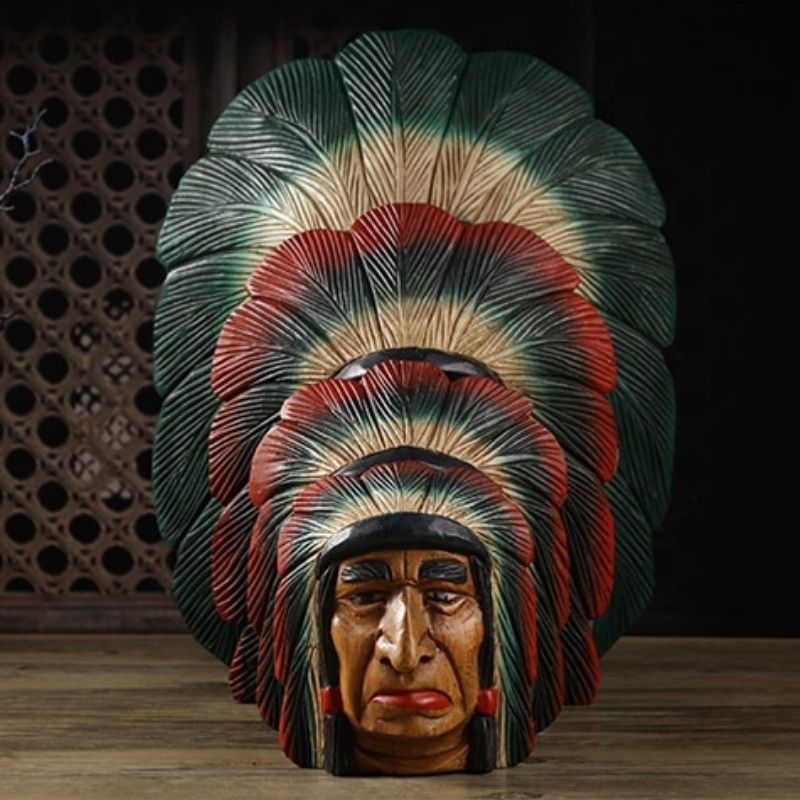 Statue en Bois Indien