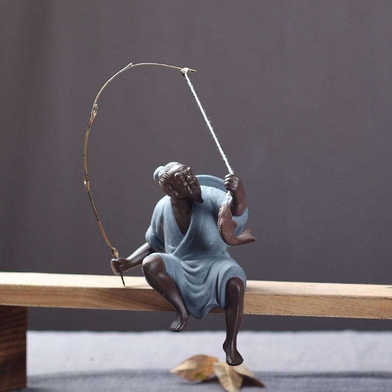 Statue du Pêcheur Japonais — Collection Signature