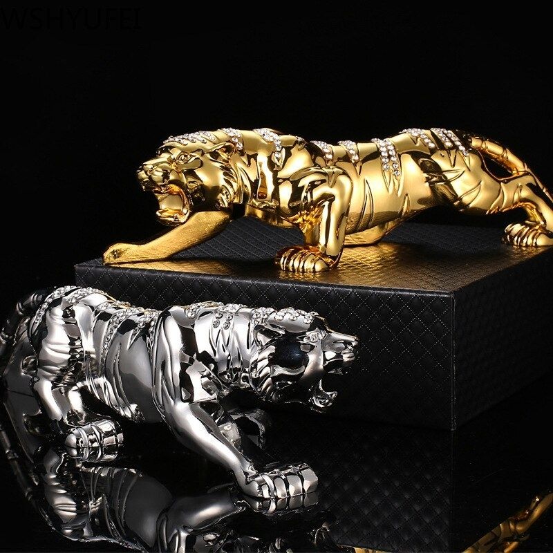 Statue Panthère Argent - Édition Signature