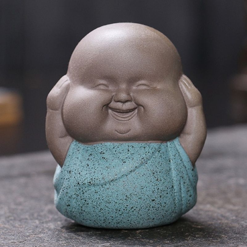 Jizô Vert - Statue Japonaise