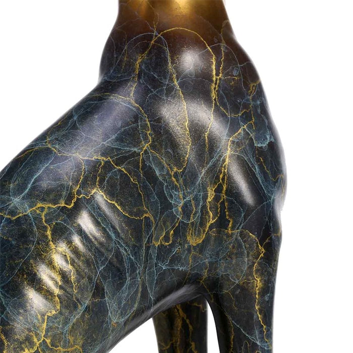 Statue Bronze Chien de Garde — Édition Signature