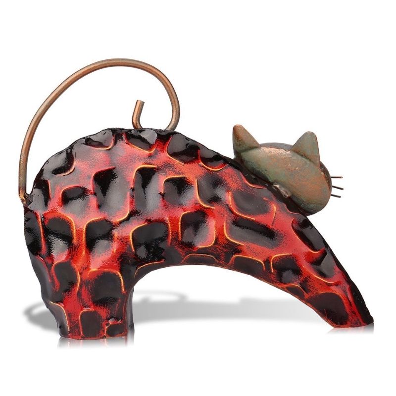 Statue de Chat en Fer Forgé — Édition Prestige