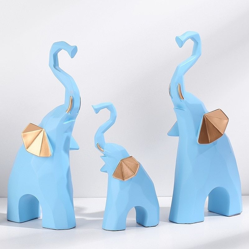 Éléphant Bleu — Statue Design
