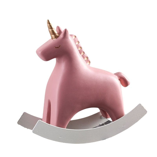 statue-de-cheval-rose