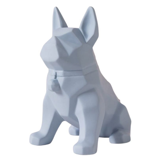 statue-origami-chien-bleu