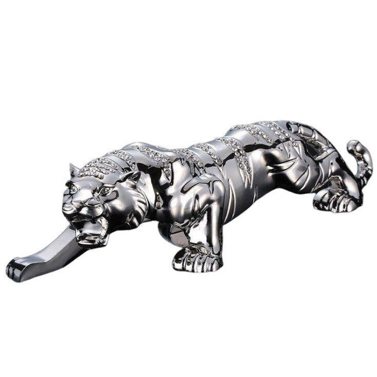 statue-panthere-argent