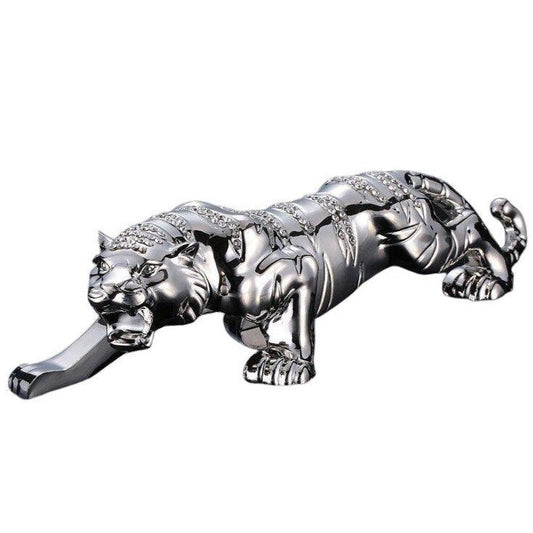 statue-panthere-argent