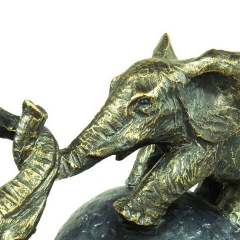 Statue Éléphant-Entraide