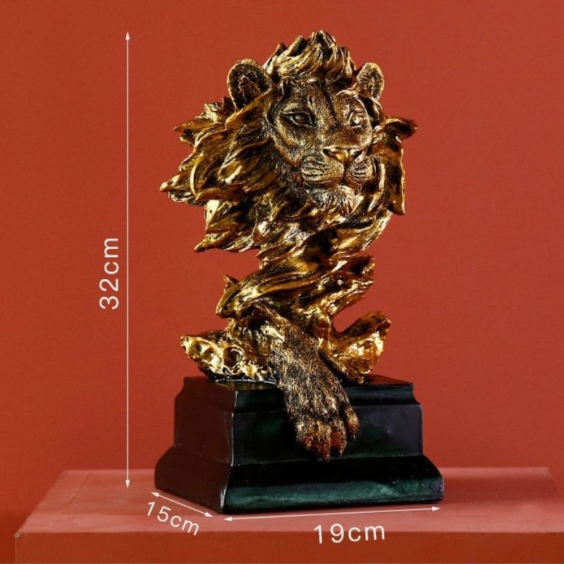 Statue Lion d’Or – Collection Signature