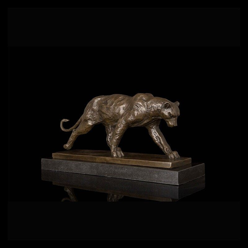 Statue Panthère en Bronze — Édition Prestige
