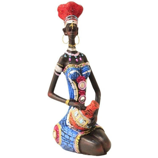 statue-femme-africaine-assise