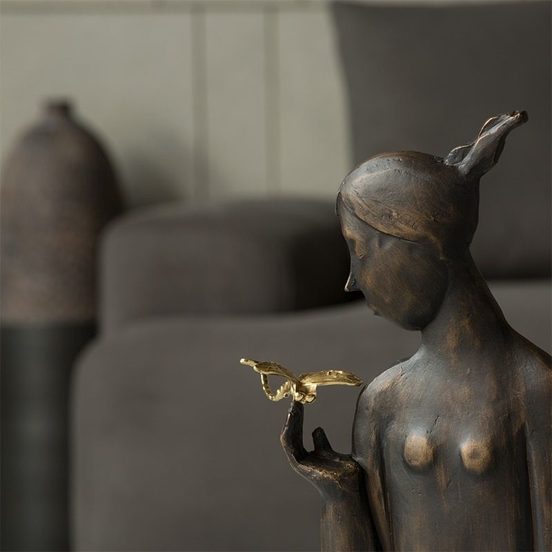Statue en Marbre Africaine — Édition Prestige