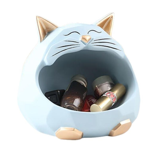 statue-chat-grosse-tete-bleue