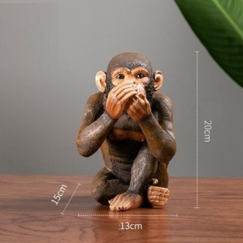 La Statue du Singe Silencieux